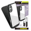 iPhone 16用 [Vertical Flip] 縦開き背面クリアフリップケース ブラック Simplism(シンプリズム) トリニティ TR-IP24M2-VF-BK
