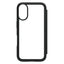 iPhone 16用 [Flip Shell] 背面クリアフリップシェルケース ブラック Simplism(シンプリズム) トリニティ TR-IP24M2-FS-BK