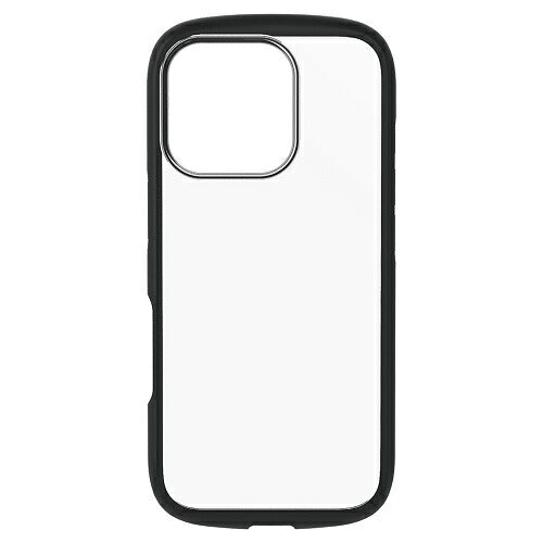 iPhone 16 Pro [LIGHT SHIELD] 衝撃吸収 ハイブリッドクリアケース トリニティ TR-IP24M3-LD-CLBK