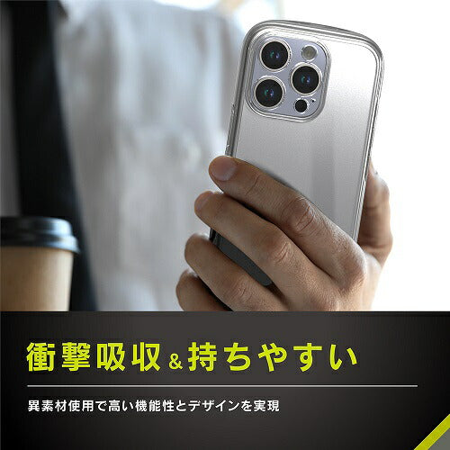 iPhone 16 Pro [LIGHT SHIELD Solid] 超精密設計 衝撃吸収 ハイブリッドクリアケース トリニティ TR-IP24M3-LDSL-CLCL