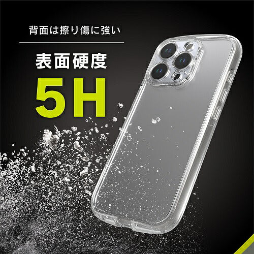iPhone 16 Pro [LIGHT SHIELD Solid] 超精密設計 衝撃吸収 ハイブリッドクリアケース トリニティ TR-IP24M3-LDSL-CLCL