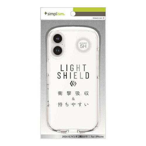 iPhone 16 Plus [LIGHT SHIELD] 衝撃吸収 ハイブリッドクリアケース トリニティ TR-IP24L2-LD-CLCL