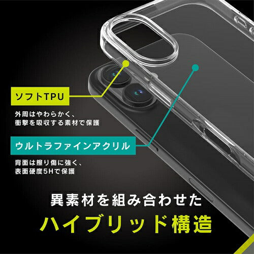 iPhone 16 Plus [GLASSICA] 背面ガラスケース トリニティ TR-IP24L2-CGC-PCCCL