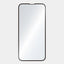 iPhone 16e/14/13/13 Pro用 [FLEX 3D] ゴリラガラス 黄色くないブルーライト低減 複合フレームガラス（ブラックフレーム） Simplism トリニティ TR-IP25S-G3-GOB3CBK