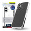 for iPhone [Aegis Solid] 超精密設計フルカバーTPUケース iPhone 17 メタリックシルバー トリニティ TR-IP25M2-AGSL-CLSV