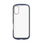 for iPhone [LIGHT SHIELD Solid] 超精密設計 衝撃吸収 ハイブリッドクリアケース iPhone 17 クリア×ネイビー トリニティ TR-IP25M2-LDSL-CLNV