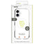 for iPhone [LIGHT SHIELD Solid] MagSafe対応 超精密設計 衝撃吸収 ハイブリッドクリアケース iPhone 17 ホワイトリング トリニティ TR-IP25M2-LDSM-CLWT
