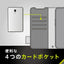 for iPhone [FlipNote] 耐衝撃フリップノートケース iPhone 17 ピンク トリニティ TR-IP25M2-FN-SHPK