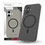 for iPhone [Silky Armor] MagSafe対応 シルキータッチケース iPhone 17 マットクリアブラック トリニティ TR-IP25M2-SA-CLBK