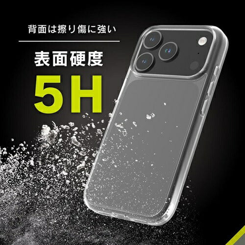 for iPhone [Turtle] ハイブリッドケース iPhone 17 Pro クリア トリニティ TR-IP25M3-TT-CL