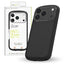 for iPhone [LIGHT SHIELD Solid] 超精密設計 衝撃吸収 ハイブリッドクリアケース iPhone 17 Pro クリア×ブラック トリニティ TR-IP25M3-LDSL-CLBK