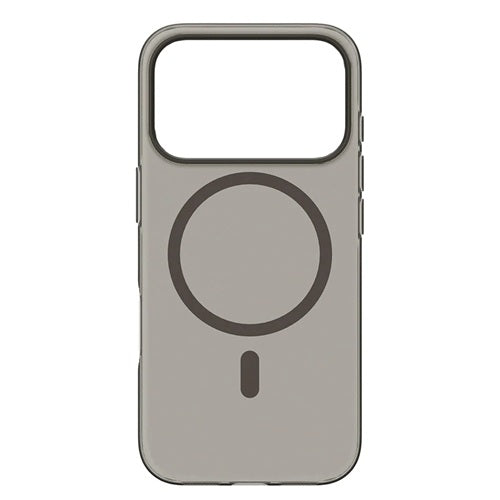 for iPhone [Silky Armor] MagSafe対応 シルキータッチケース iPhone 17 Pro マットクリアブラック トリニティ TR-IP25M3-SA-CLBK