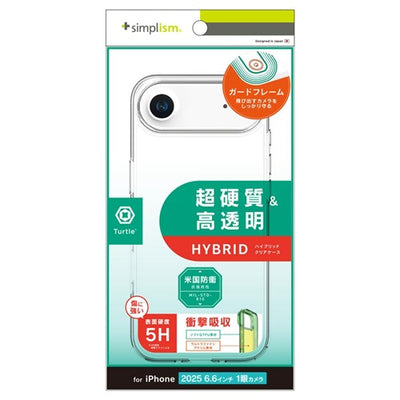 for iPhone [Turtle] ハイブリッドケース iPhone Air クリア トリニティ TR-IP25L1-TT-CL