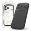 for iPhone [LIGHT SHIELD Solid] 超精密設計 衝撃吸収 ハイブリッドクリアケース iPhone 17 Pro Max クリア×ブラック トリニティ TR-IP25L3-LDSL-CLBK