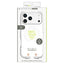 for iPhone [LIGHT SHIELD Solid] MagSafe対応 超精密設計 衝撃吸収 ハイブリッドクリアケース iPhone 17 Pro Max ホワイトリング トリニティ TR-IP25L3-LDSM-CLWT