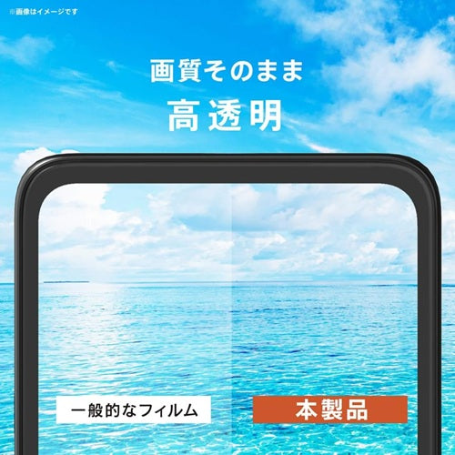 Trinity トリニティ AQUOS wish6 画面保護強化ガラス TR-AQ26W-GLI-CSCC カドピタ