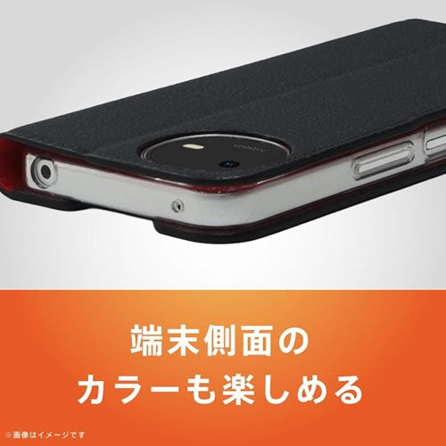 Trinity トリニティ AQUOS wish6 耐衝撃フリップノートケース TR-AQ26W-FN-SHNVBR