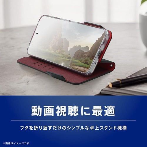 Trinity トリニティ AQUOS wish6 耐衝撃フリップノートケース TR-AQ26W-FN-SHNVBR