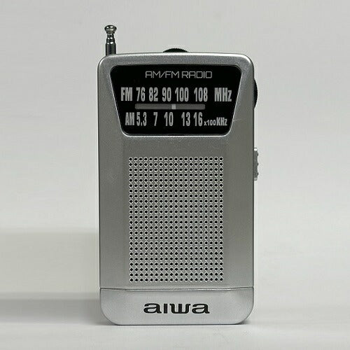 ポータブルポケットラジオ(シルバー) アイワ GAA4-PPR0001(SV)