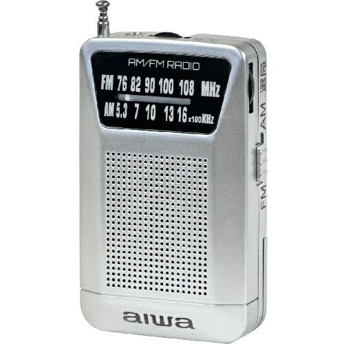 ポータブルポケットラジオ(シルバー) アイワ GAA4-PPR0001(SV)
