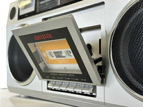 Bluetooth機能搭載 ラジオカセットレコーダー シルバー アイワ GAA4-RCP0001
