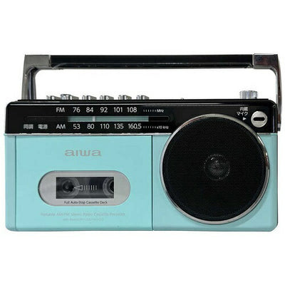 Bluetooth対応 ラジオカセットレコーダー(パステルグリーン) アイワ GAA4-RCP0003(PG)