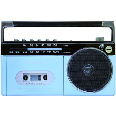 Bluetooth対応 ラジオカセットレコーダー(パステルブルー) アイワ GAA4-RCP0003(PB)