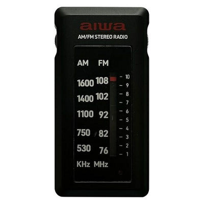ポータブルポケットラジオ(ブラック) アイワ GAA4-PPR0004(BK)