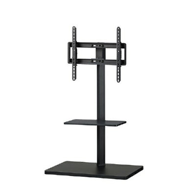 壁寄せテレビスタンド ブラック 朝日木材 WS-MS650-BK