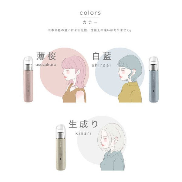 CellCube ハンディクリーナーCellCube 薄桜［コードレス］ ファンマックスジャパン CCVC01-LC