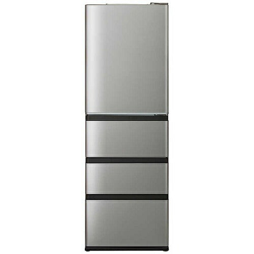冷蔵庫 4ドア 右開き 433リットル DELIE+ デリエプラス チタンシルバー アクア AQR-V43R(S)
