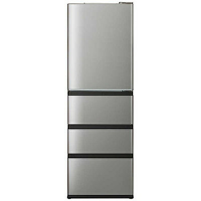 冷蔵庫 4ドア 右開き 433リットル DELIE+ デリエプラス チタンシルバー アクア AQR-V43R(S)