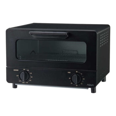 オーブントースター 1200W 4枚焼き ブラック アクア AQT-CS14T-K