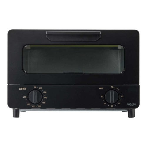 オーブントースター 1200W 4枚焼き ブラック アクア AQT-CS14T-K