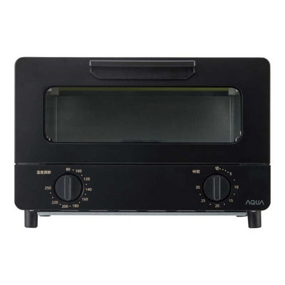 オーブントースター 1200W 4枚焼き ブラック アクア AQT-CS14T-K
