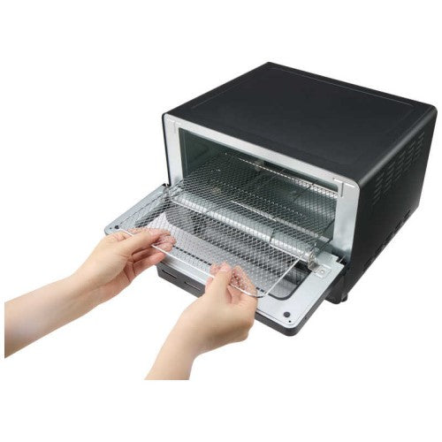 オーブントースター 1200W 4枚焼き ブラック アクア AQT-CS14T-K