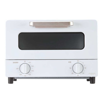オーブントースター 1400W 2枚焼き ホワイト アクア AQT-CG12T-W