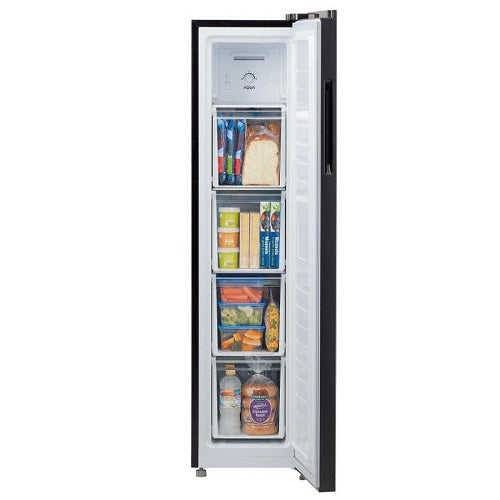 ファン式冷凍庫 105L 1ドア シャインブラック アクア AQF-SF11R-K