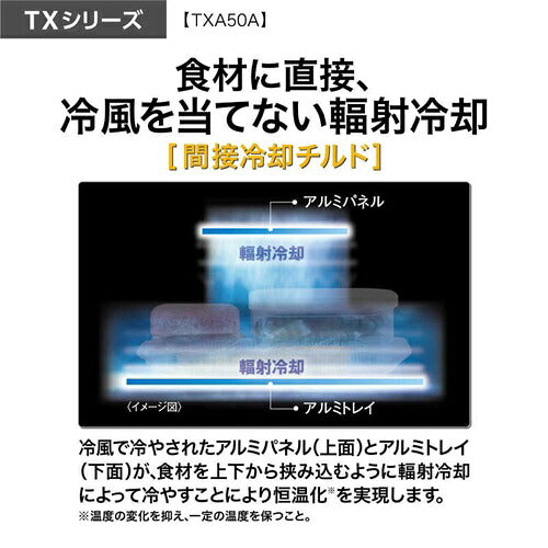 AQUA アクア 5ドア冷蔵庫 TXシリーズ 501L AQR-TXA50A-W ホワイト