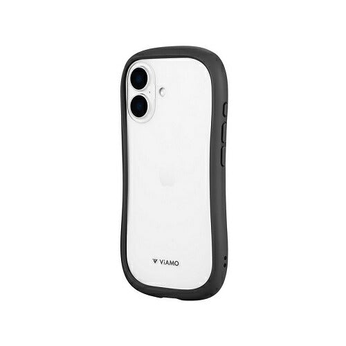iPhone 16 耐傷・耐衝撃ハイブリッドケース 「ViAMO freely」 ダークグレー MSソリューション LN-IM24VMFGY