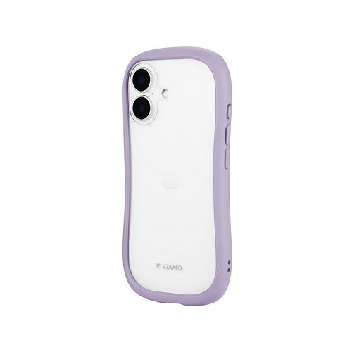 iPhone 16 耐傷・耐衝撃ハイブリッドケース 「ViAMO freely」 ラベンダー MSソリューション LN-IM24VMFPP