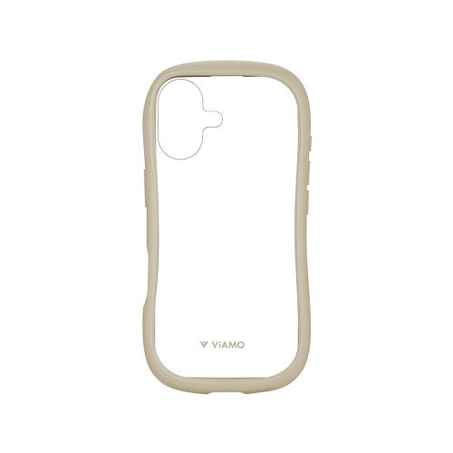 iPhone 16 耐傷・耐衝撃ハイブリッドケース 「ViAMO freely」 ベージュ MSソリューション LN-IM24VMFBG