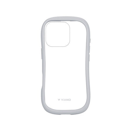 iPhone 16 Pro 耐傷・耐衝撃ハイブリッドケース 「ViAMO freely」 ライトグレー MSソリューションズ LN-IP24VMFLGY