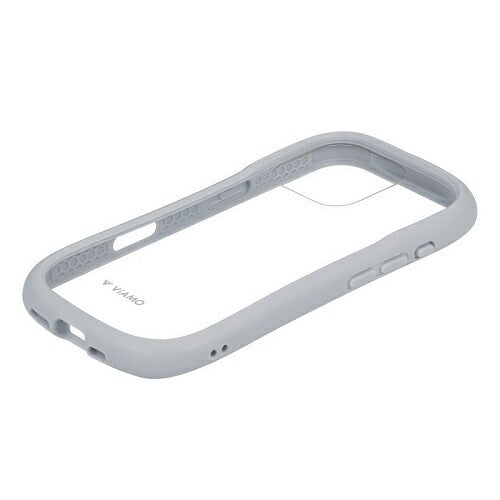 iPhone 16 Pro 耐傷・耐衝撃ハイブリッドケース 「ViAMO freely」 ライトグレー MSソリューションズ LN-IP24VMFLGY