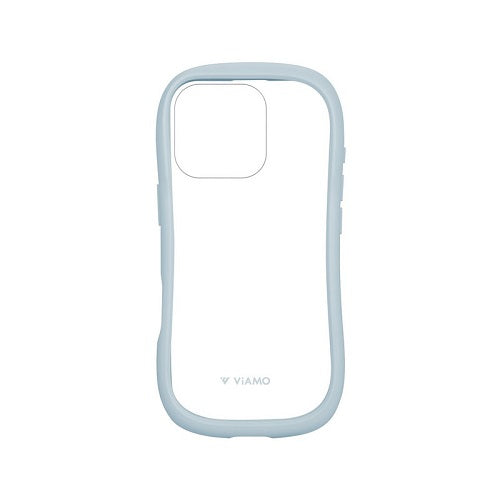 iPhone 16 Pro 耐傷・耐衝撃ハイブリッドケース 「ViAMO freely」 ライトブルー MSソリューションズ LN-IP24VMFLBL