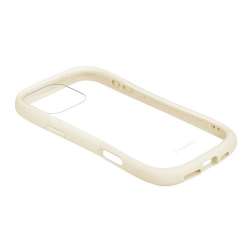 iPhone 16 Pro Max 耐傷・耐衝撃ハイブリッドケース 「ViAMO freely」 ミルクホワイト MSソリューションズ LN-IL24VMFWH
