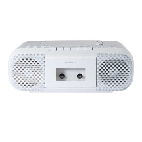 TOSHIBA 東芝 CDラジカセ AUREX AX-KCR60(W) カセットレコーダー ホワイト