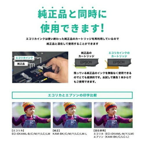 インクカートリッジ リサイクル エプソン用 メダマヤキ互換 ４色BOX品 MED-4CL互換 エコリカ ECI-EMED-4P