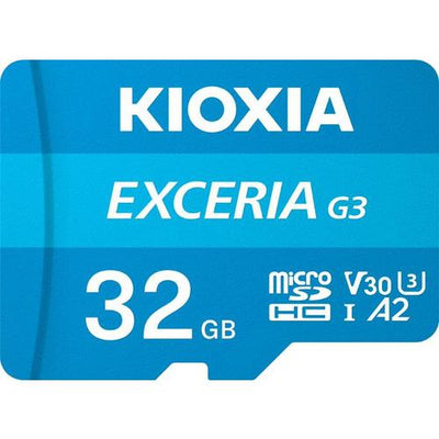 マイクロSDカード EXCERIA G3 microSDHC/microSDXC UHS-I メモリカード 32GB KIOXIA KMU-C032G