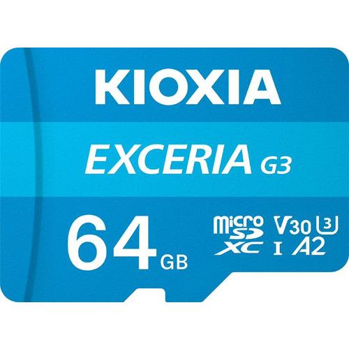 マイクロSDカード EXCERIA G3 microSDHC/microSDXC UHS-I メモリカード 64GB KIOXIA KMU-C064G